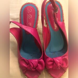 Fun summer wedges